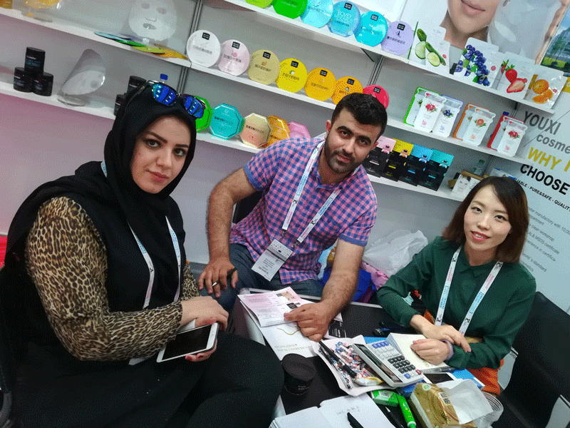 youxi cosméticos participaron en 2017 beautyworld exposición Oriente Medio